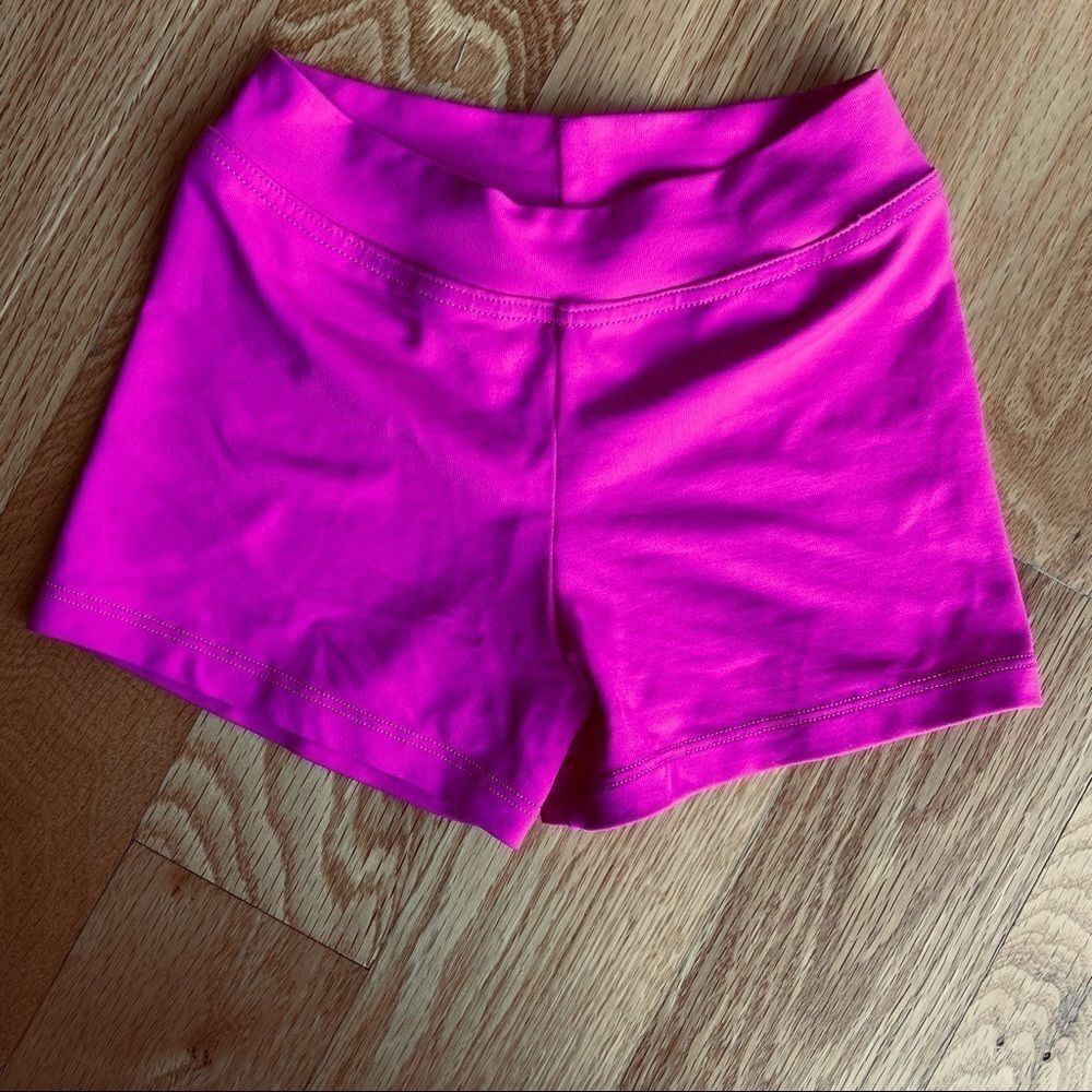 Bodywrappers Girls 6x-7 Hot pink Booty Shorts 
